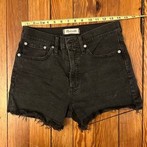 Madewell denim cutoff shorts